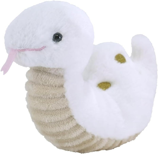 Sun Lemon White Snake Zodiac Chinese New Year 2025 Kawaii Stuffed Plush Toy
