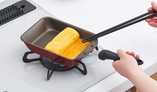 THERMOS Tamagoyaki Egg frying pan 13cm Smoke black Induction hob