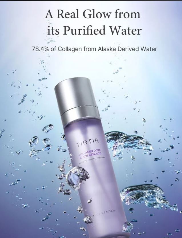TIRTIR Core Glow Essence Effective Collagen Essence Dewy Korean Beauty 120ml