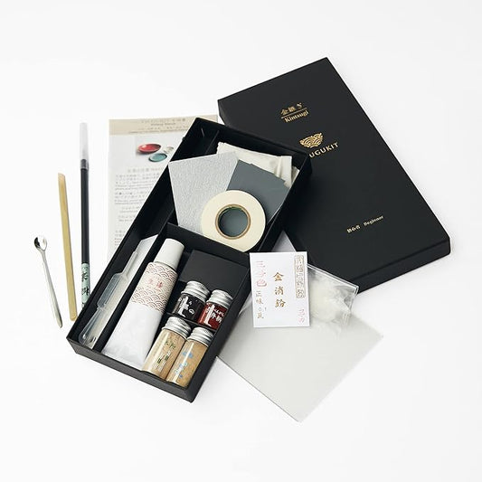 TSUGUKIT Kintsugi Repair kit for beginners English manual Gold powder