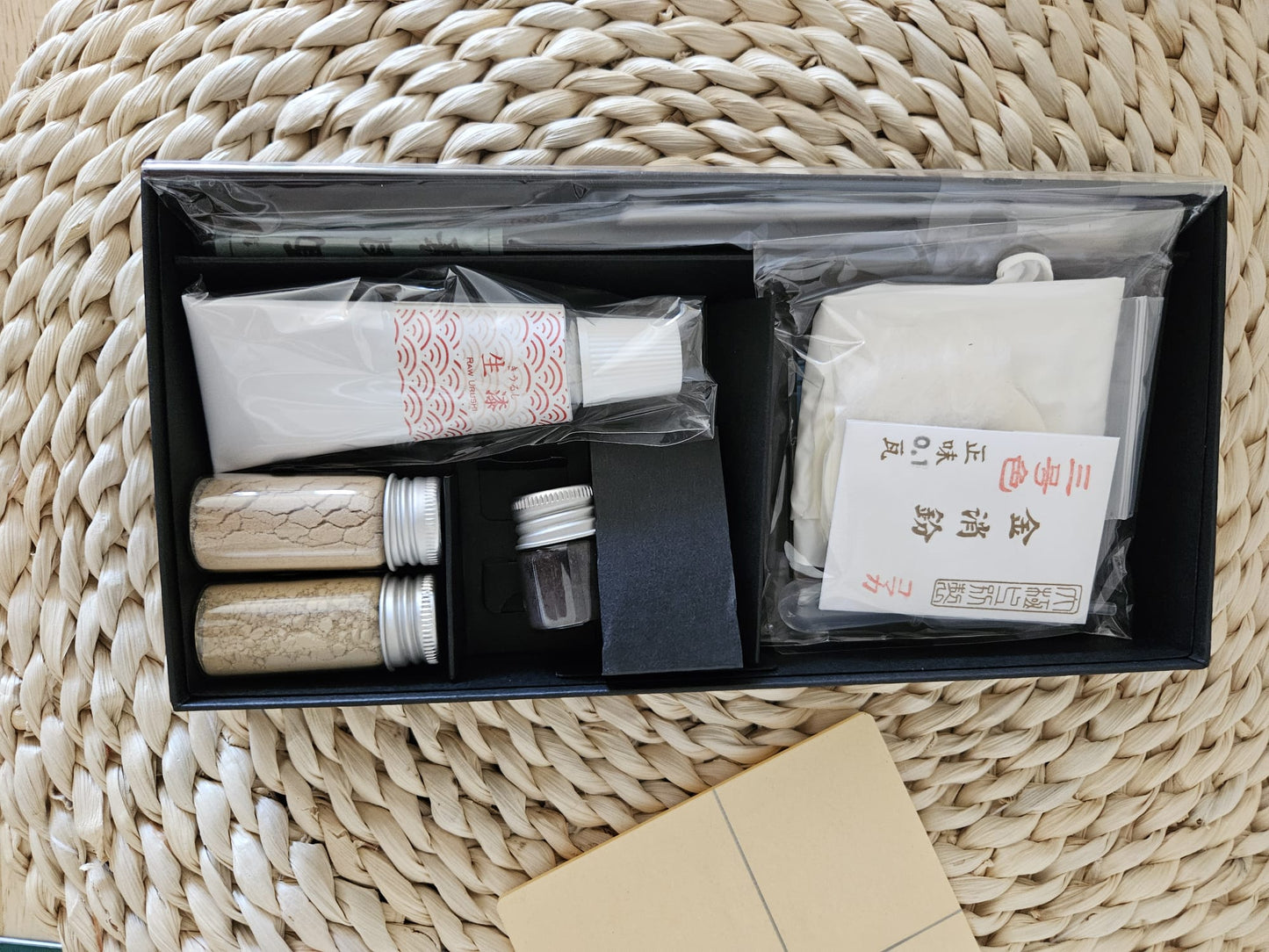 TSUGUKIT Kintsugi Repair kit for beginners English manual Gold powder