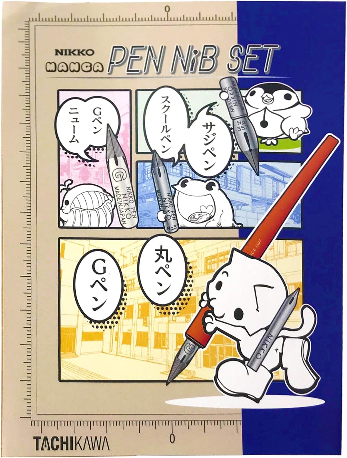 Tachikawa Nikko Manga Pen Nib Set All-in-One Starter Manga Artists