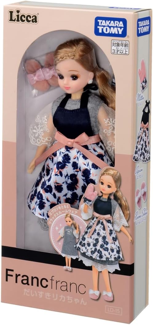 Takara Tomy Licca-Chan Doll LD-15 Francfranc × Licca Collaboration