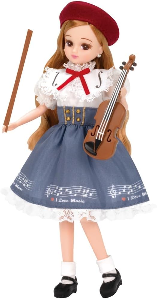 Takara Tomy Licca-chan Dress Accessory Only LW-19 Violin Lesson Outfit Set