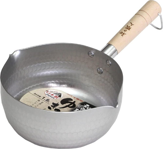 Taniguchi Yukihira Nabe Snow Flat Pot Artisan Aluminium 18cm 1.8 L
