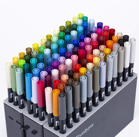 Tombow ABT Dual Brush Pen Set The Complete 108-Color Collection For Professional Use