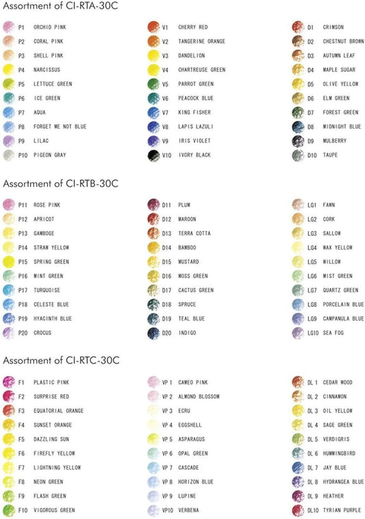Tombow Irojiten No.1 2 3 Full Volume 90 Colored Pencils Dictionary Vol.1-9