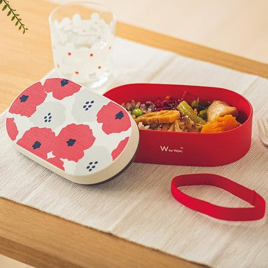 Wpc. Cute Peony Women's Lunch Box for Students and Commuters