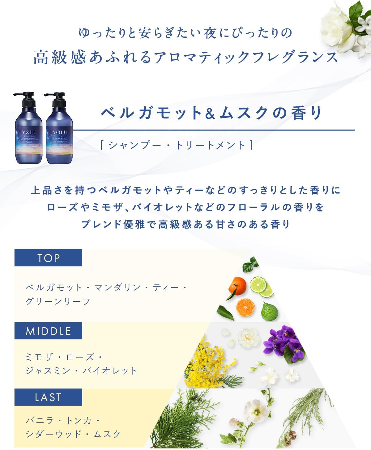 YOLU Shampoo Deep Night Repair Smooth Silky Hair Effect