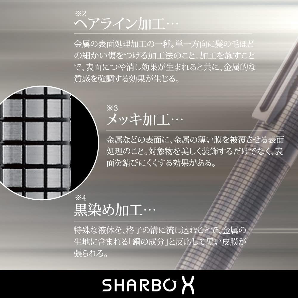 Zebra SB41 Multifunction Pen Sharbo X TF12 Silver Limited Edition with Refill