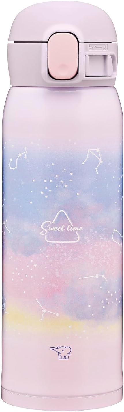 Zojirushi Insulated Vacuum Flask 480ml Starry Purple Sky Stainless Steel