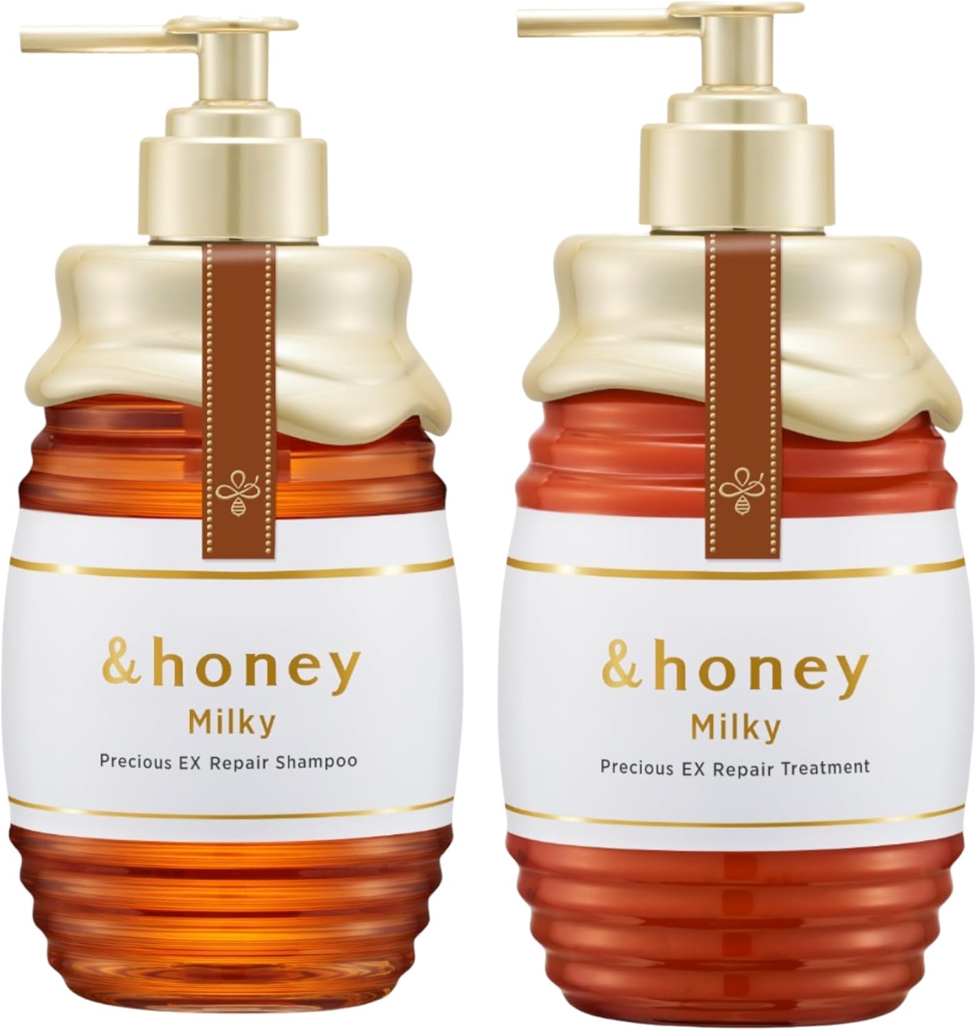 &honey Milky Precious EX Repair Shampoo and Treatment Set Made in Japan